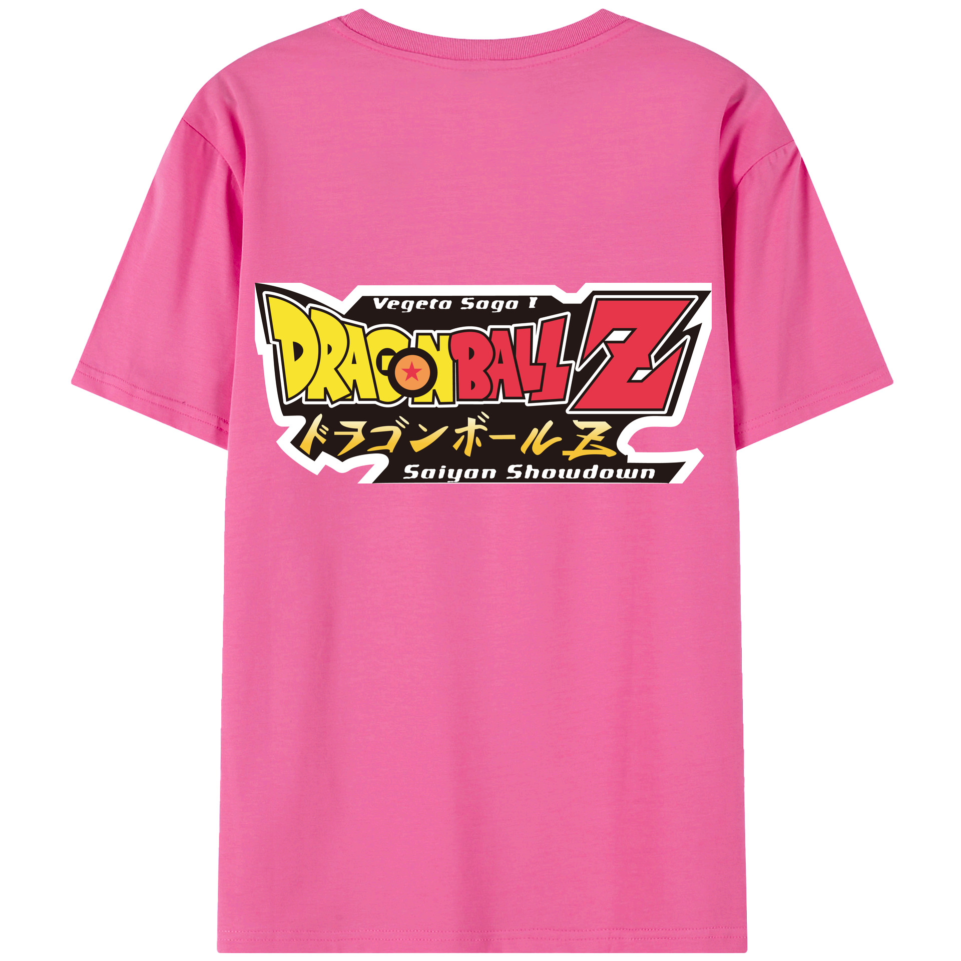 （画像用） ドラゴンボール DRAGON BALL レディース半袖Tシャツ(バックプリント)